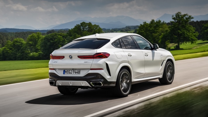 BMW X6 xDrive30d 2020. Desktop wallpaper