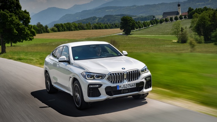 BMW X6 xDrive30d 2020. Desktop wallpaper