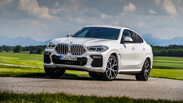 BMW X6 xDrive30d 2020. Desktop wallpaper