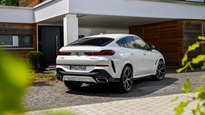 BMW X6 xDrive30d 2020. Desktop wallpaper