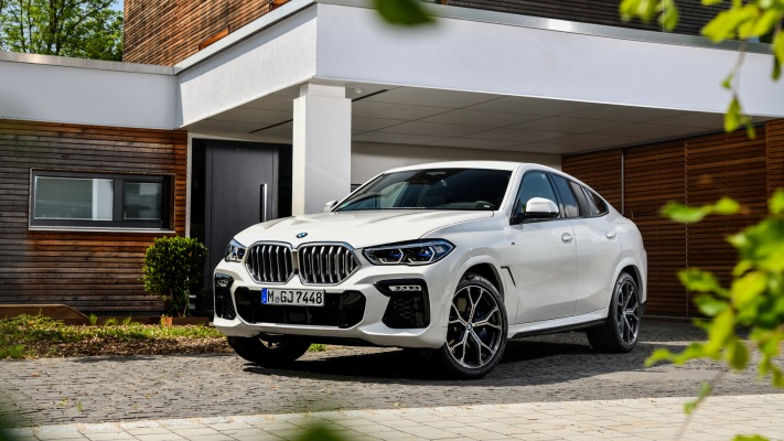 BMW X6 xDrive30d 2020. Desktop wallpaper