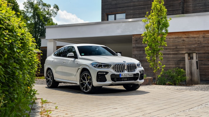 BMW X6 xDrive30d 2020. Desktop wallpaper