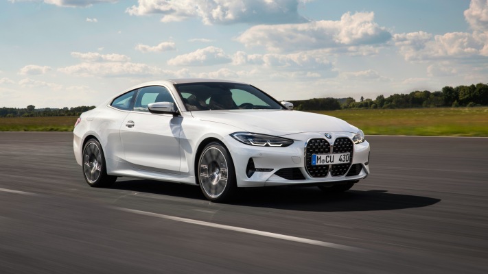 BMW 430i Coupe 2021. Desktop wallpaper