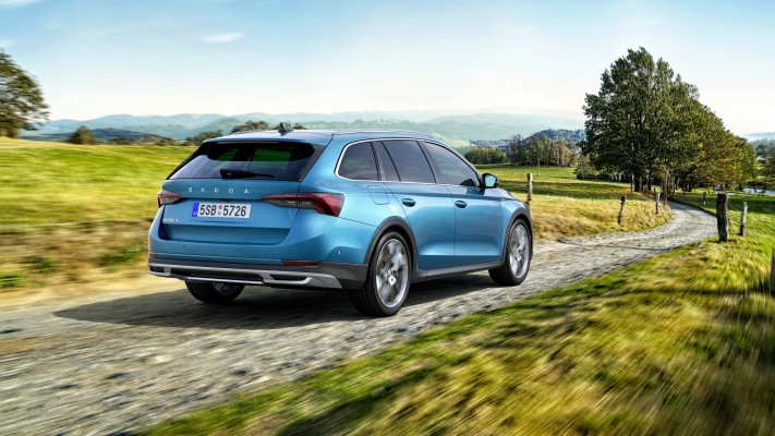 Skoda Octavia Scout 2020. Desktop wallpaper