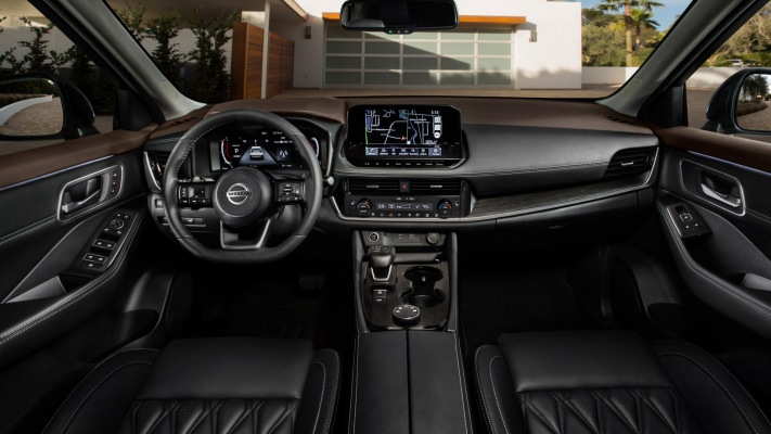 Nissan Rogue 2021. Desktop wallpaper