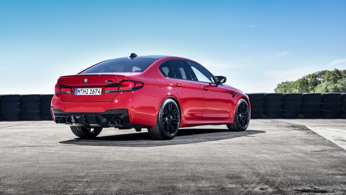 BMW M5 Competition 2021. Desktop wallpaper