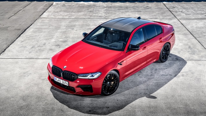 BMW M5 Competition 2021. Desktop wallpaper