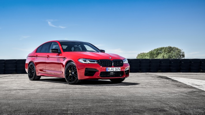 BMW M5 Competition 2021. Desktop wallpaper