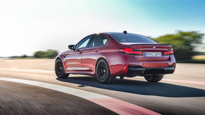 BMW M5 Competition 2021. Desktop wallpaper