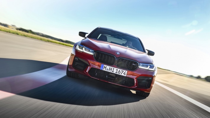 BMW M5 Competition 2021. Desktop wallpaper