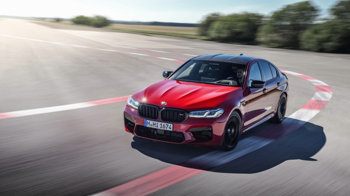 BMW M5 Competition 2021. Desktop wallpaper