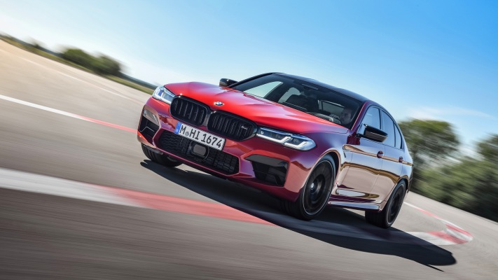 BMW M5 Competition 2021. Desktop wallpaper