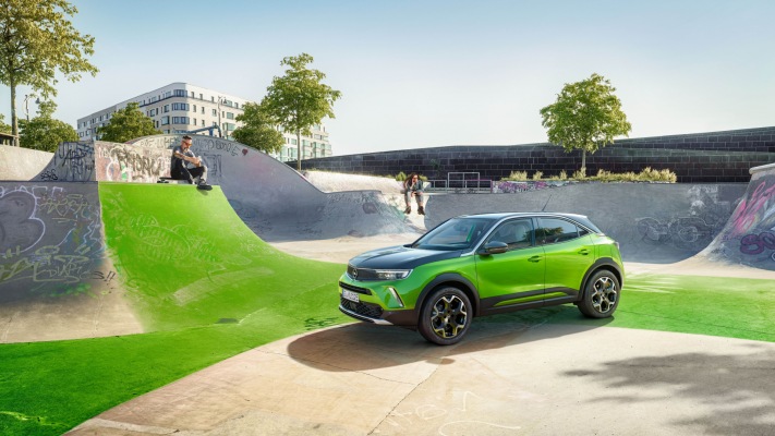 Opel Mokka-e 2021. Desktop wallpaper