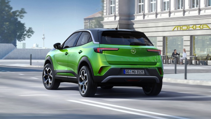 Opel Mokka-e 2021. Desktop wallpaper