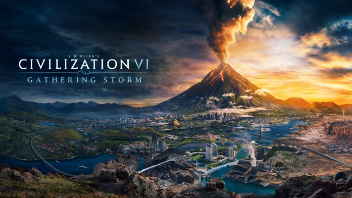 Civilization 6: Gathering Storm. Desktop wallpaper