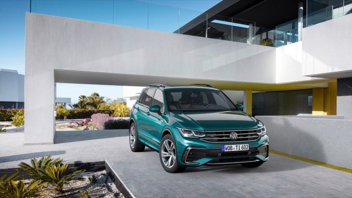 Volkswagen Tiguan 2022. Desktop wallpaper