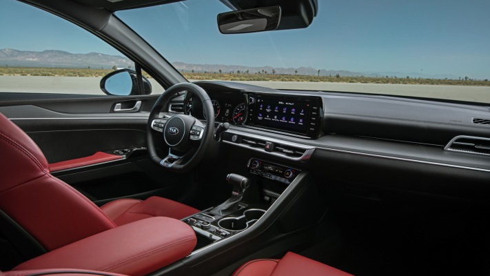 Kia K5 GT-Line AWD 2021. Desktop wallpaper