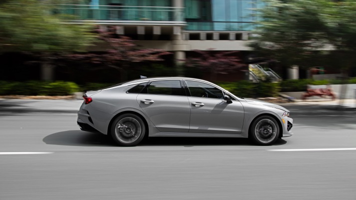 Kia K5 GT-Line AWD 2021. Desktop wallpaper