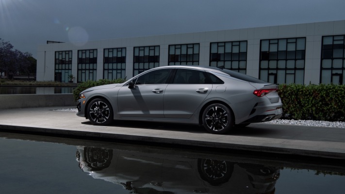 Kia K5 GT-Line AWD 2021. Desktop wallpaper