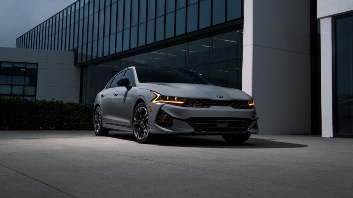 Kia K5 GT-Line AWD 2021. Desktop wallpaper