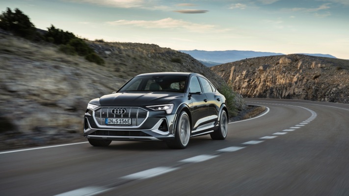 Audi e-tron S Sportback 2021. Desktop wallpaper