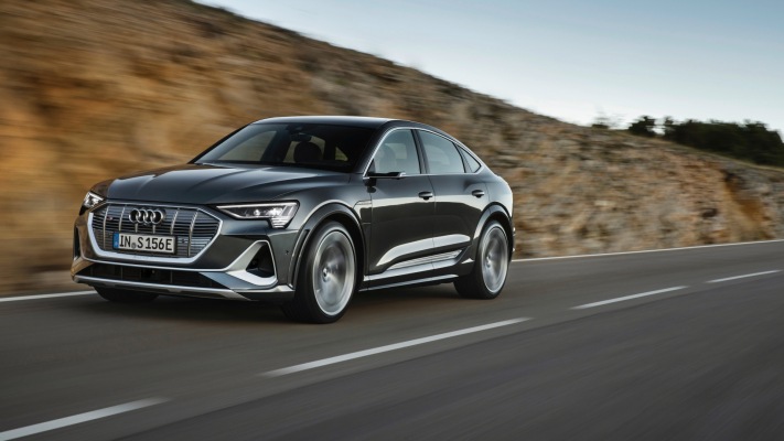 Audi e-tron S Sportback 2021. Desktop wallpaper
