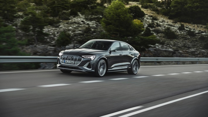 Audi e-tron S Sportback 2021. Desktop wallpaper