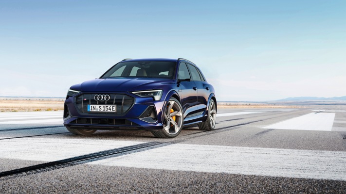 Audi e-tron S 2021. Desktop wallpaper