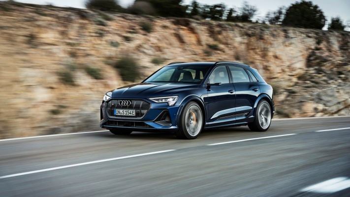 Audi e-tron S 2021. Desktop wallpaper