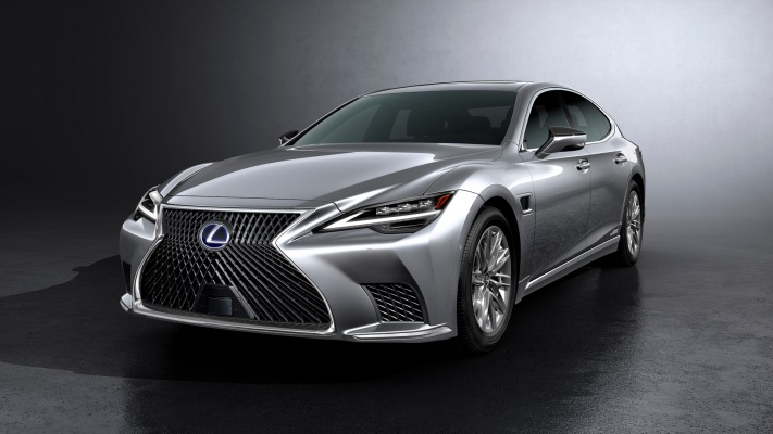 Lexus LS 500h 2021. Desktop wallpaper