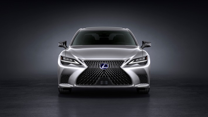 Lexus LS 500h 2021. Desktop wallpaper