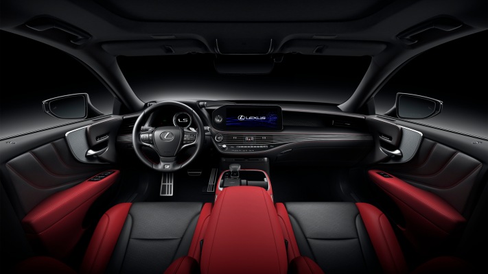 Lexus LS 500 F Sport 2021. Desktop wallpaper