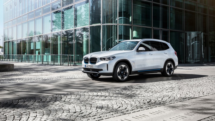 BMW iX3 2021. Desktop wallpaper