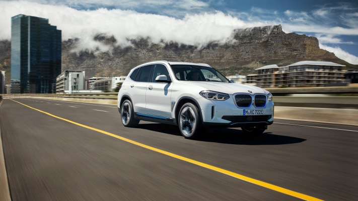 BMW iX3 2021. Desktop wallpaper
