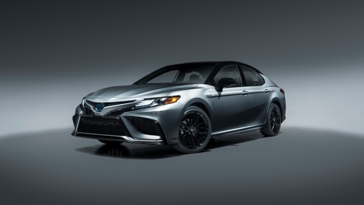 Toyota Camry XSE Hybrid 2021. Desktop wallpaper