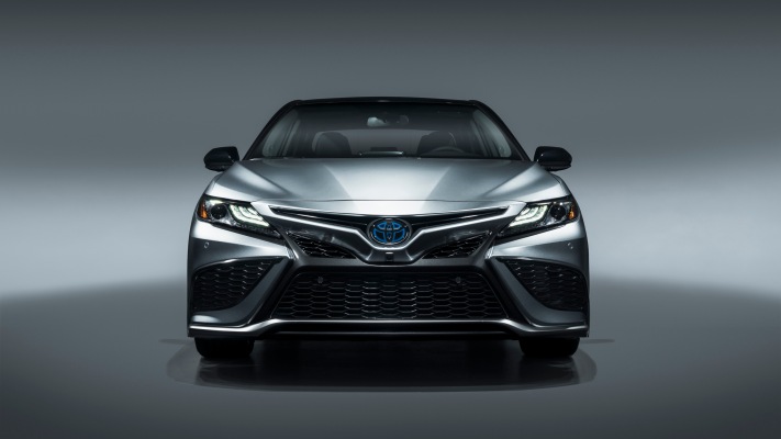 Toyota Camry XSE Hybrid 2021. Desktop wallpaper