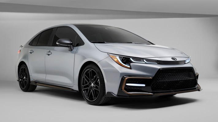 Toyota Corolla Apex 2021. Desktop wallpaper