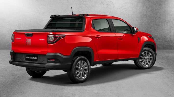 Fiat Strada Freedom Cabine Dupla 2020. Desktop wallpaper