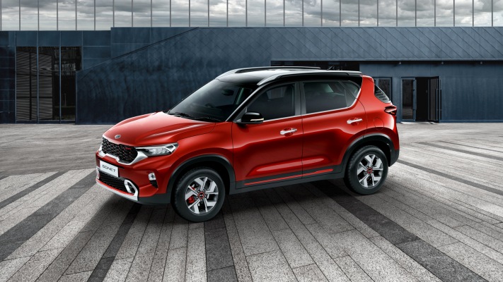 Kia Sonet 2021. Desktop wallpaper