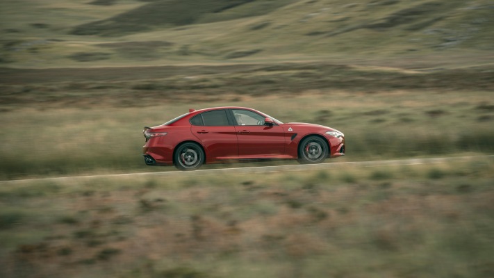 Alfa Romeo Giulia Quadrifoglio UK Version 2020. Desktop wallpaper
