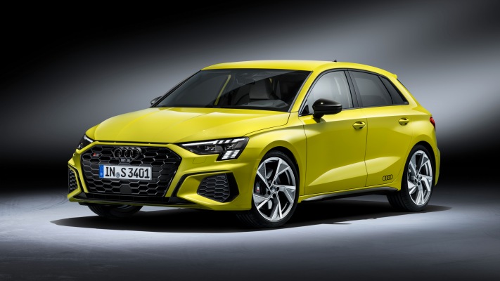 Audi S3 Sportback 2021. Desktop wallpaper
