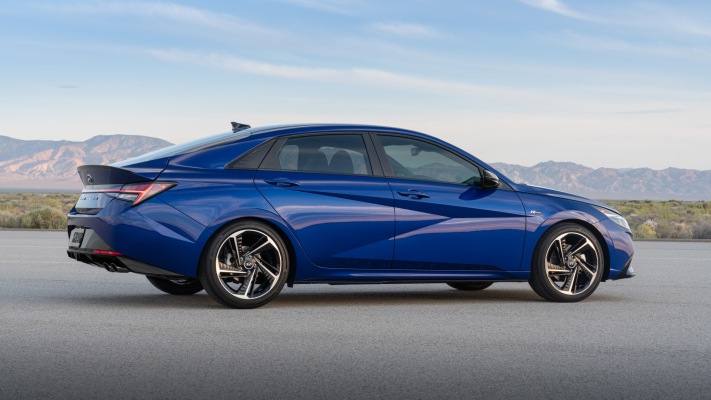 Hyundai Elantra N Line 2021. Desktop wallpaper