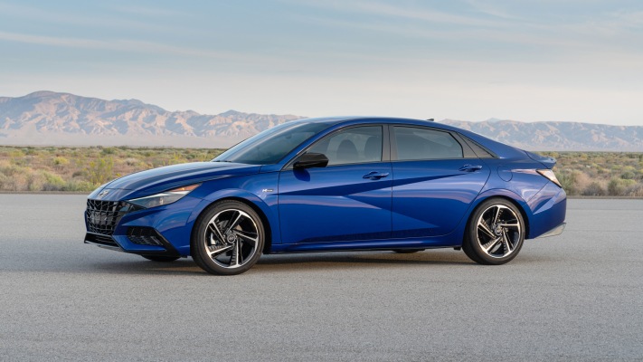 Hyundai Elantra N Line 2021. Desktop wallpaper
