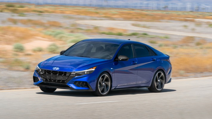 Hyundai Elantra N Line 2021. Desktop wallpaper