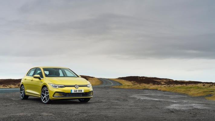 Volkswagen Golf VIII Style UK Version 2020. Desktop wallpaper