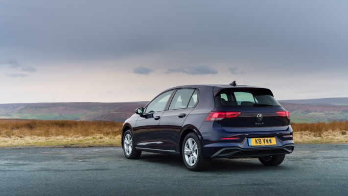 Volkswagen Golf VIII Life UK Version 2020. Desktop wallpaper