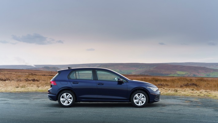 Volkswagen Golf VIII Life UK Version 2020. Desktop wallpaper