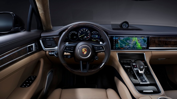 Porsche Panamera 4S E-Hybrid Executive 2021. Desktop wallpaper