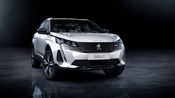 Peugeot 3008 Hybrid4 2021. Desktop wallpaper