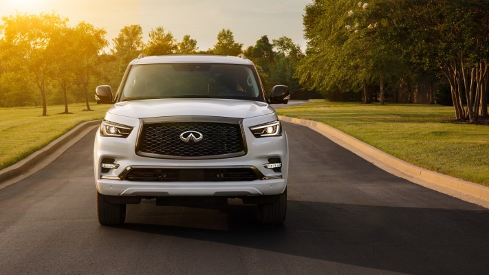 Infiniti QX80 2021. Desktop wallpaper